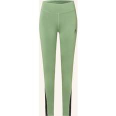 Fitness & Gym - Women Base Layer Trousers Odlo Essential Mesh Leggings Green Woman