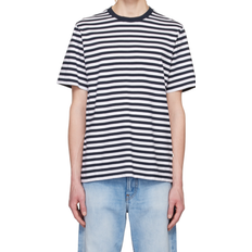 Wood Wood Sami Classic Striped T shirt - Navy