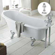 Hudson Reed Brockley Bath Pride Leg Set 1500mm