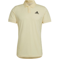 Adidas Men - Yellow Polo Shirts Adidas Men's Tennis New York FreeLift Polo Shirt - Almost Yellow