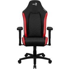 AeroCool Crown Nobility Series Gaming Chair - Black/Red