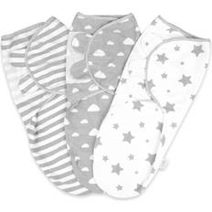 Little Seeds Baby Swaddle Wrap Newborn Blanket 0-3 Months 100% Organic Cotton Swaddles