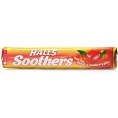 Halls soothers peach/raspberry 45g