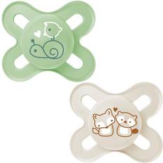 Best Pacifiers & Teething Toys Mam UK Ltd Pure Start 0-2M Soother 2PK Unisex