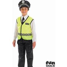 Fun Shack Children's Police Officer Uniform Carnival Fancy Dress Costume