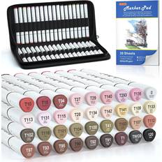 Shuttle Art 36 colors skin tone&hair markers dual tip alcohol based marke