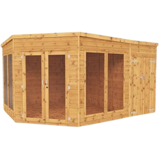 Brown Outhouse Mercia Garden Products Premium SI-003-001-0079 (Building Area )