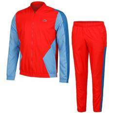 Lacoste Polyester Jumpsuits & Overalls Lacoste Tracksuit Men red