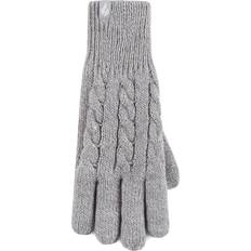 Sportswear Garment - Women Mittens Heat Holders Ladies Willow Gloves LIGHT GREY