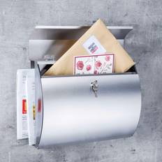 HI Letterboxes HI Letter Box with Newspaper Holder