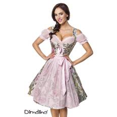 3tlg Luxuriöses Dirndl in rosa