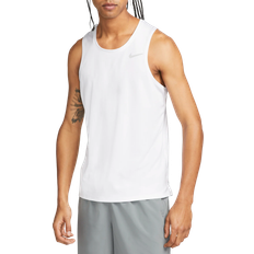 Nike Miler Men's Dri-FIT Running Tank - White