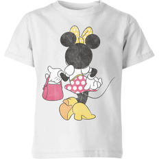 Disney Kid's Minnie Mouse Back Pose T-shirt - White