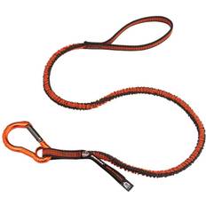 Ergodyne squids 3100fx gray/orange tool lanyard w/ single carabiner,19802,10lb