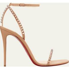 43 Heeled Sandals Christian Louboutin Beige So Me Sandals H424 Nude IT