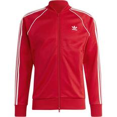 Adidas Denim Jackets - Men Outerwear adidas Adicolor Classics SST Track Jacket - Better Scarlet