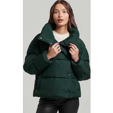 Superdry Studios Short DB Duvet Jacket Forest Green