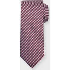 Hugo Boss Red Ties Hugo Boss Men's Micro-Weave Print Tie