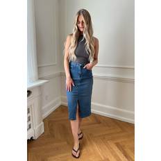 Slim - Women Skirts Noisy May Midi Denim Skirt