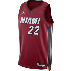 Basketball Game Jerseys Jordan Men's Brand Jimmy Butler Red Miami Heat 2022/23 Statement Edition Swingman Jersey