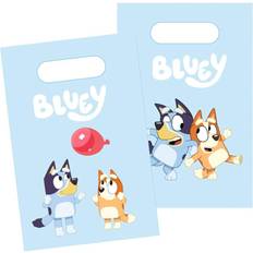 Blue Party Supplies Amscan 9915386 Officially Licensed Bluey Paper Party Loot Bags 8 pack