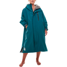 L - Men Sleepwear Women's Long Sleeve Pro Change Robe EVO - Teal