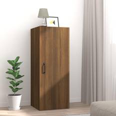 vidaXL Brown oak Engineered Wood Wall Cabinet