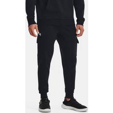 Under Armour Men Trousers & Shorts Under Armour Rival Fleece Cargo Joggers Black Regular Man