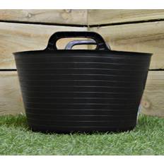 Kingfisher 15L Black Flexi Plastic Tub Bucket Garden