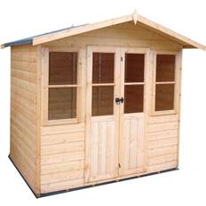 Shire FSC Haddon Shiplap Summerhouse with Double Doors Windows