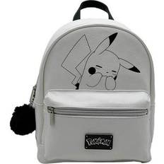White School Bags Nintendo Pokemon Pikachu White Fashion Backpack