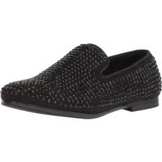 Steve Madden Boy's BCAVIAR Loafer, Black, Little Kid