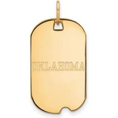 LogoArt Women's Iowa Hawkeyes Gold Plated Dog Tag