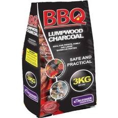 Samuel Alexander 5 3Kg Bags Lumpwood Charcoal for Barbecues