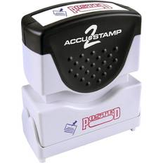 Accustamp2 "POSTED" Red Blue Pre-Inked Shutter