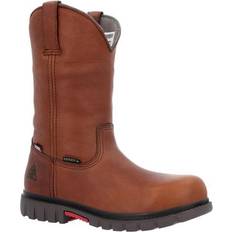 Rocky Worksmart Waterproof Composite Toe Work Boots Brown