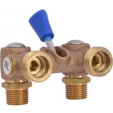 Sharkbite 1/2 in. 3/4 in. MIP Bronze Shut-Off Valve