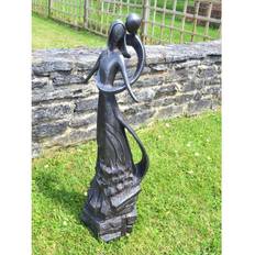 Solstice Sculptures Caring Embrace 81Cm Ebony Effect Figurine