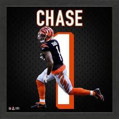 Highland Mint Ja'Marr Chase Cincinnati Bengals 13'' x Jersey Impact Frame