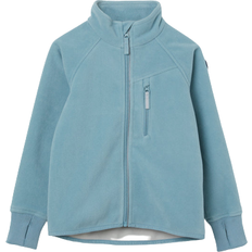 Polarn O. Pyret Kids Waterproof Fleece Jacket - Green /Blue