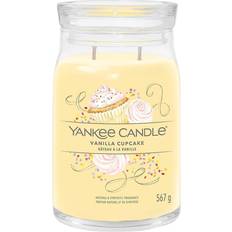 Yankee Candle Signature Vanilla Cupcake Large Double Wicks Wax Blend Scented Candle 567g
