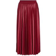 Vila Pleated Midi Skirt