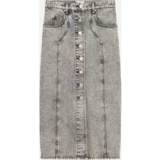 Isabel Marant Étoile Vandy Denim Midi Skirt FR 34/UK