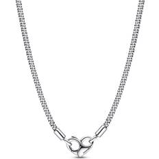 Pandora Moments Studded Chain Necklace - Silver