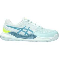 Blue Indoor Sport Shoes Asics Kid's Gel-Resolution 9 GS - Soothing Sea/Gris Blue