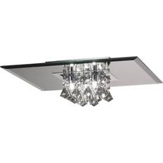 Inspired Lighting Theo 400mm Square Ceiling Flush Light