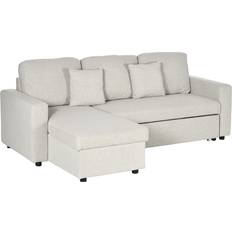 Homcom Sectional Sleeper Sofa 228cm 3 Seater