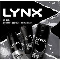 Lynx Gift Boxes & Sets Lynx Black Body Wash, Spray & Anti-Perspirant 3pcs Gift Set for Him