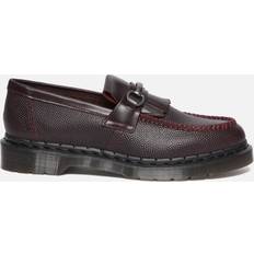 Men - Red Low Shoes Dr. Martens Men's Adrian Pebbled Leather Loafers