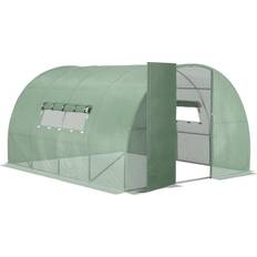 OutSunny 4 3M Walk-in Garden Polytunnel Greenhouse